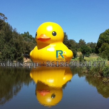Outdoor inflatable large yellow duck air model cartoon custom model
