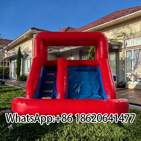 Hot Selling Outdoor  Inflatable Dry Slide Jumpers Bounce House for Kids