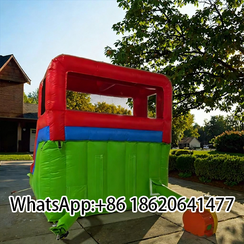 Hot Selling Outdoor  Inflatable Dry Slide Jumpers Bounce House for Kids