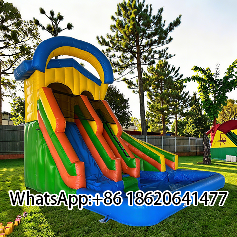 Hot Products Customized Inflatable Bouncy Slide Bounce Combo For Kids