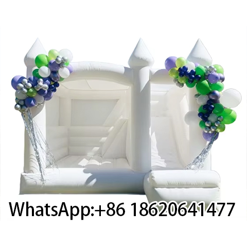 High Quality White Wedding Inflatable Bouncy Castle Jump House For Party