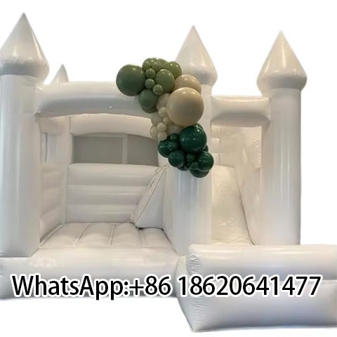 High Quality White Wedding Inflatable Bouncy Castle Jump House For Party