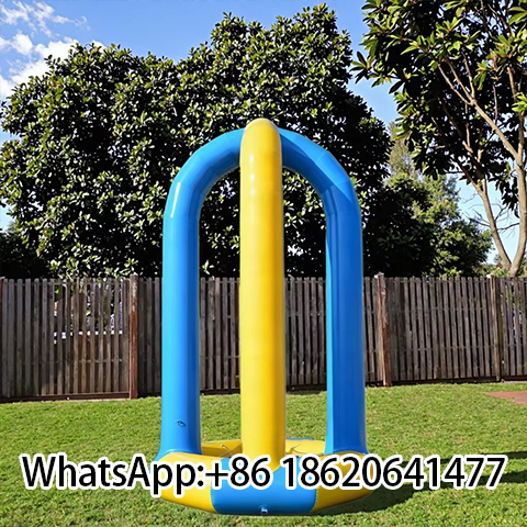 Best Selling Single PVC Inflatable Trampoline Bungee Jumping Equipment for Amusement Park