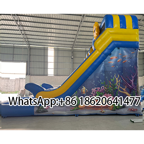 Hot Sale Inflatable  Water Slide with Pool Jumping Bounce for Outdoor