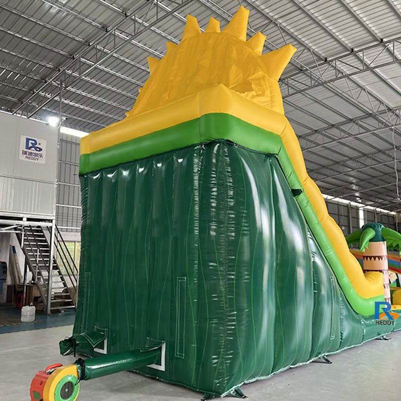 Sunny Vibes Inflatable Slide Castle bouncing castle inflatable outdoor with pool