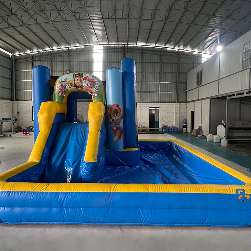 PAW Patrol-themed inflatable slide water slides for pool