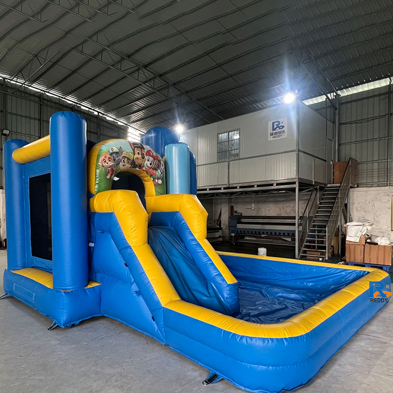 PAW Patrol-themed inflatable slide water slides for pool