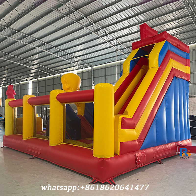 LEGO-Themed Inflatable castle Slide inflatable air castle jumping castle