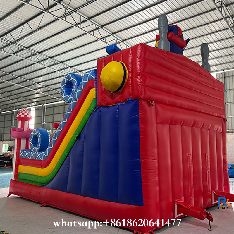 Transformer-Themed Inflatable Slide Bounce House dry slide