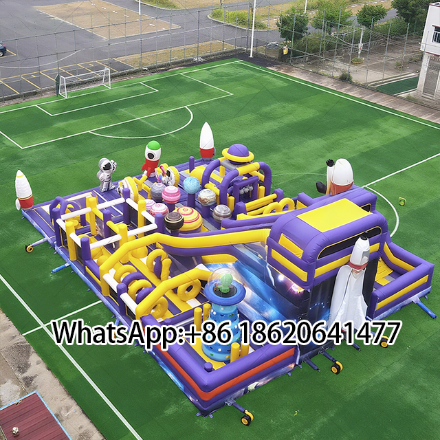 Astronaut-Themed Inflatable Park:Fun Among Planets&Rockets