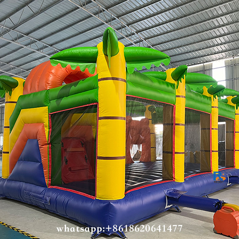 Jungle Tiger Inflatable Bounce House inflatable bounce house bouncy castle