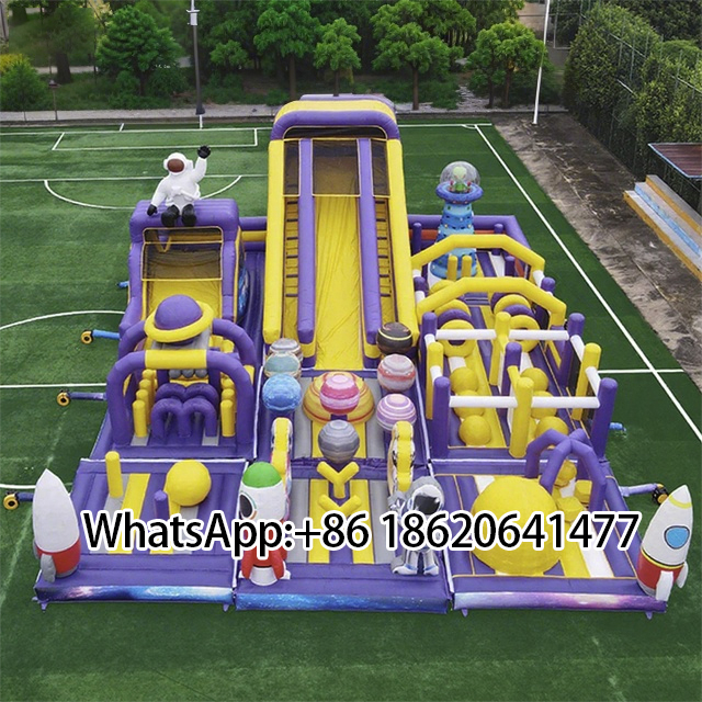 Astronaut-Themed Inflatable Park:Fun Among Planets&Rockets