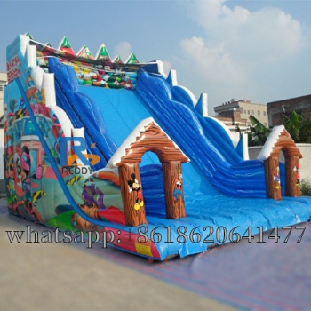 slide inflatable mickey mouse