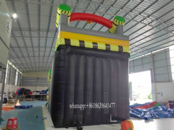 inflatable bouncer with water slide