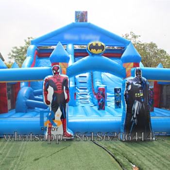 inflatable slide Spider-Man
