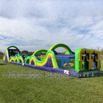 obstacle course outdoor inflatable bouncer