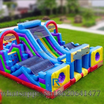 inflatable obstacle course park