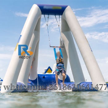 Hot sale inflatable water swing Rocket water toy