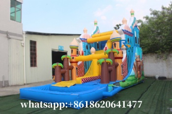 large inflatable water slide