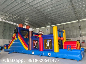 cheap inflatable obstacle course