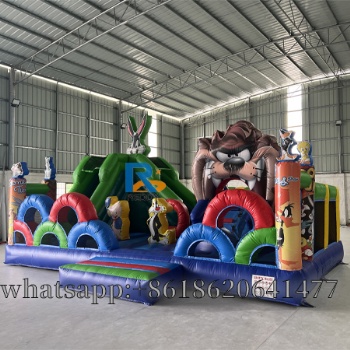 Bugs Bunny castle slide outdoor inflatable