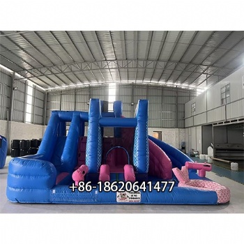 Outdoor Fun Mermaid Bounce House with Splash Pool