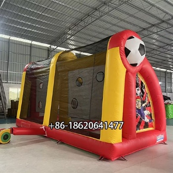 Premium Custom Inflatable Soccer Goal with Football Target for Sports Entertainment and Rentals