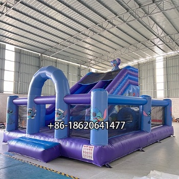 stitch inflatable dry slide