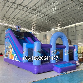 stitch inflatable dry slide