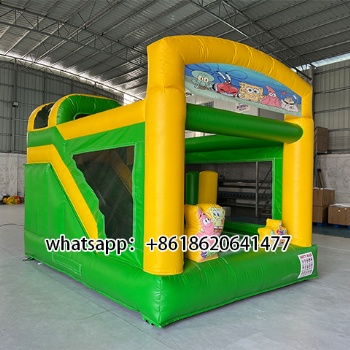 Spongebob and Patrick inflatable dry slides