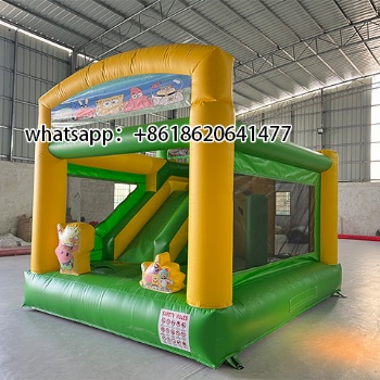 Spongebob and Patrick inflatable dry slides