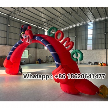 Inflatable Circus Event Entrance Arch for Holiday Celebrations