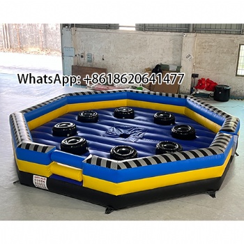 Happy Gaming Equipment Inflatable Wipe out Funny Obstacle Course Game For Kids And Adults