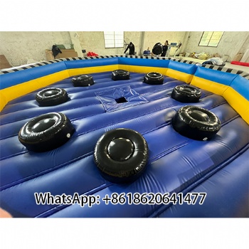 Happy Gaming Equipment Inflatable Wipe out Funny Obstacle Course Game For Kids And Adults