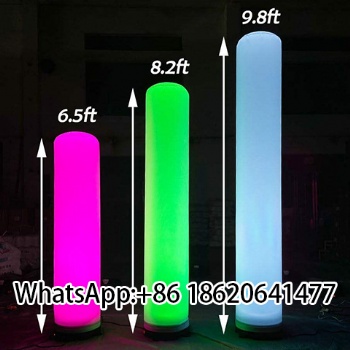 Hot Sale Colorful Inflatable LED Column Advertising Column Tube Display