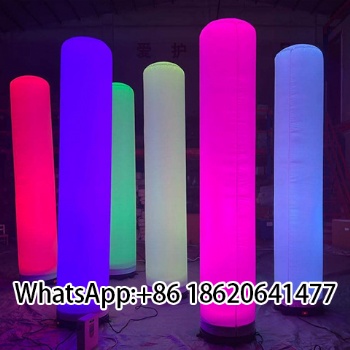 Hot Sale Colorful Inflatable LED Column Advertising Column Tube Display