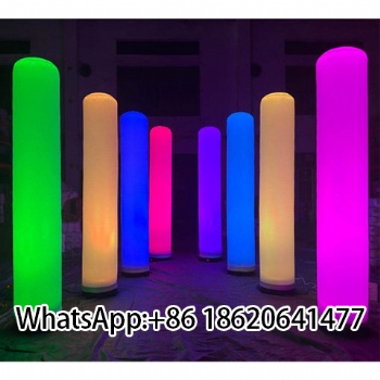 Hot Sale Colorful Inflatable LED Column Advertising Column Tube Display