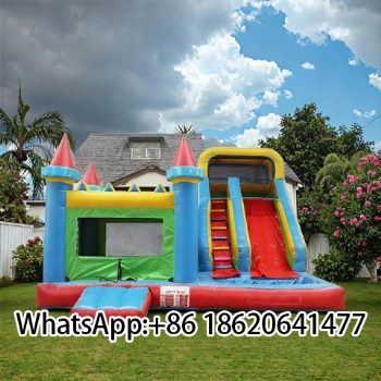 Inflatable Castle Combo Bouncy Jumping House with  Slide  for Kids and Adults