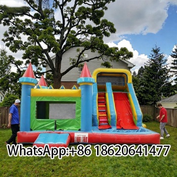 Inflatable Castle Combo Bouncy Jumping House with  Slide  for Kids and Adults