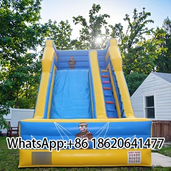 Large Outdoor  PVC Material Inflatable Dry Slide Safe Bounce Slide for Kids