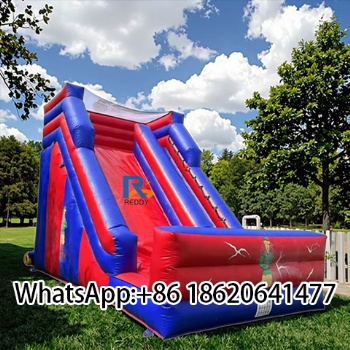Large Outdoor  PVC Material Inflatable Dry Slide Safe Bounce Slide for Kids