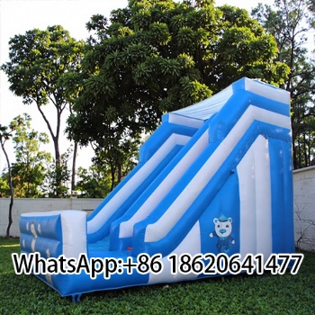 Large Outdoor  PVC Material Inflatable Dry Slide Safe Bounce Slide for Kids