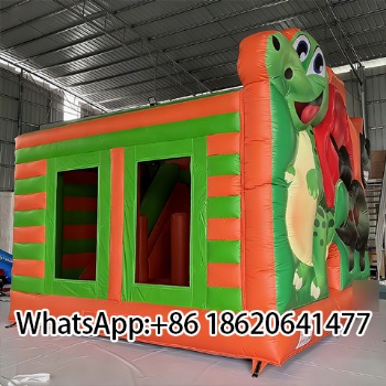 Outdoor Inflatable Castle with Slide Party Jumpers Bouncer house for Kids