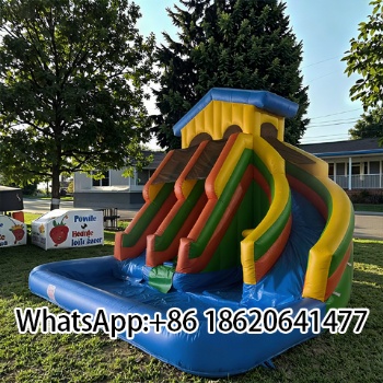 Hot Products Customized Inflatable Bouncy Slide Bounce Combo For Kids