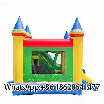 Hot-Selling Inflatable Children's Castle  with Slide Bouncing House for Jumping Fun