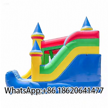 Hot-Selling Inflatable Children's Castle  with Slide Bouncing House for Jumping Fun