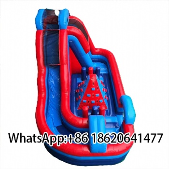 Large  Inflatable Bouncy House Playground Castle Slide Climbing Wall Obstacle for Kids