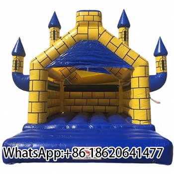 Custom PVC Inflatable Castle with Roof  Bounce House Fun for Outdoor