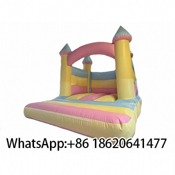 Factory Price Dopamine Color Jump Castle Inflatable Bounce House
