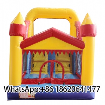 Commercial Inflatable Jump House Outdoor Bouncy Castle with Slide  for Kids